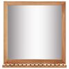 vidaXL Miroir de salle de bain 60 x 12 x 62 cm Bois de noyer massif