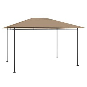 vidaXL Belv&eacute;d&egrave;re 384x281x270 cm Taupe 180 g/m&sup2;