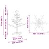 vidaXL Arbre de Noël en bois Marron 75 cm Bois massif en pin