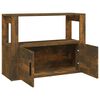 vidaXL Buffet Chêne fumé 80x30x60 cm Bois d'ingénierie