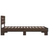 vidaXL Cadre de lit sans matelas ch&ecirc;ne marron 75x190 cm