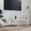 vidaXL Meuble TV Blanc 180x30x43 cm Aggloméré