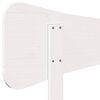 vidaXL T&ecirc;te de lit blanc 100 cm bois massif de pin
