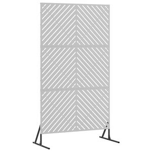 vidaXL &Eacute;cran de confidentialit&eacute; 100 x 50 x 180 cm Acier galvanis&eacute;