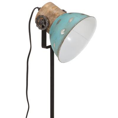 vidaXL Lampe de bureau 25 W bleu délavé 17x17x50 cm E27