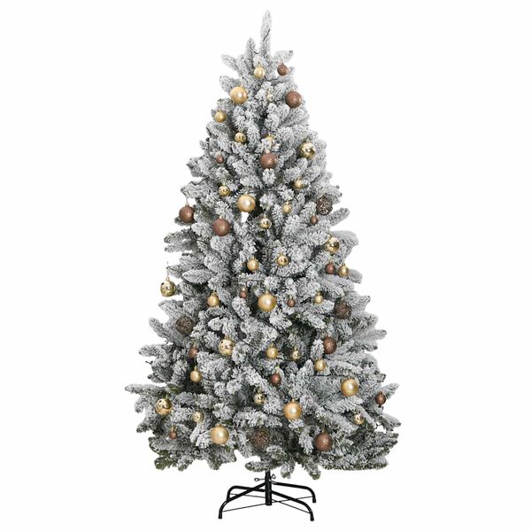 vidaXL Sapin de No&euml;l artificiel articul&eacute; 300 LED et boules 300 cm