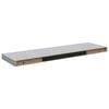 vidaXL &Eacute;tag&egrave;res murales flottantes 4 pcs gris b&eacute;ton 80x23,5x3,8 cm MDF