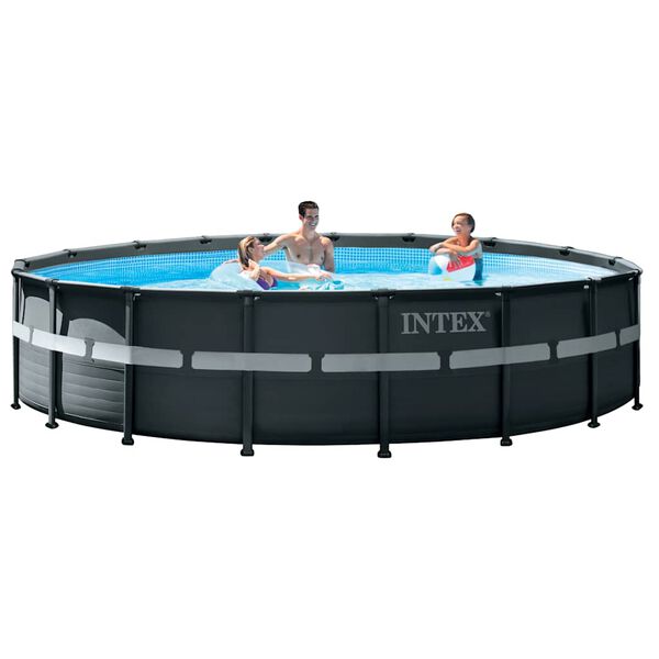 Intex Piscine &agrave; cadre Ultra XTR pompe de filtration &agrave; sable 549x132cm