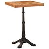 vidaXL Table bistrot Marron 50 x 50 x 76 cm Bois d'Acacia Massif