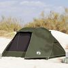 vidaXL Tente de p&ecirc;che 5 personnes vert olive imperm&eacute;able