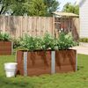 vidaXL Jardini&egrave;re marron 150x50 cm bois massif de pin