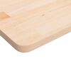 vidaXL Dessus de table carr&eacute; 50x50x2,5 cm Bois ch&ecirc;ne massif non trait&eacute;