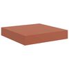 vidaXL &Eacute;tag&egrave;re Murale 2 pcs Rouge 23 x 23,5 x 4 cm Bois d'ing&eacute;nierie