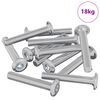 vidaXL Vis &agrave; T&ecirc;te Bloqu&eacute;e 2514 pc Argent&eacute; Acier