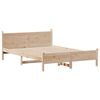vidaXL Cadre de lit sans matelas 140x200 cm bois massif de pin