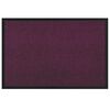 vidaXL Tapis de porte Bordeaux 80 x 120 x 1.2 cm Tissu en teddy