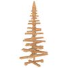 vidaXL Arbre de No&euml;l en bois KOTKA 120 cm Bois de pin massif