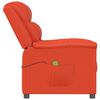 vidaXL Fauteuil de massage Rouge Similicuir