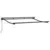vidaXL Cadre de store r&eacute;tractable &eacute;lectrique Anthracite 3 x 2 m Acier