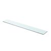 vidaXL Panneau d&rsquo;&eacute;tag&egrave;re Verre transparent 90 x 12 cm