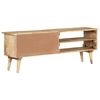 vidaXL Meuble TV 140x30x50 cm Bois de manguier massif