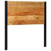 vidaXL T&ecirc;te de lit 100 cm bois massif d'acacia et fer