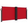 vidaXL Auvent lat&eacute;ral r&eacute;tractable rouge 100x1000 cm