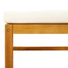 vidaXL Ensemble de canap&eacute;s de jardin 4 pi&egrave;ces avec coussins en bois d'acacia et rotin
