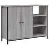 vidaXL Buffet sonoma gris 100x33x75 cm bois d'ing&eacute;nierie