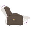 vidaXL Fauteuil de massage inclinable porte-gobelets 2 places taupe