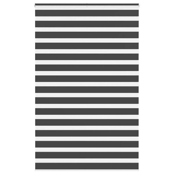 vidaXL Store z&egrave;bre noir 150x200 cm largeur du tissu 145,9 cm polyester