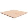 vidaXL Dessus de table carr&eacute; 80x80x2,5 cm Bois ch&ecirc;ne massif non trait&eacute;