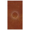 vidaXL D&eacute;coration murale jardin 105x55cm acier corten design du soleil