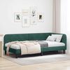 vidaXL Cadre de lit d'angle Vert fonc&eacute; 90 x 200 cm Velours