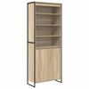 vidaXL Armoires Hautes Sonoma 79 x 36 x 200 cm Bois d'ing&eacute;nierie
