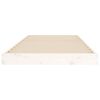 vidaXL Cadre de lit sans matelas blanc 75x190 cm bois de pin massif