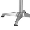 vidaXL Table de bar d&rsquo;ext&eacute;rieur r&eacute;glable en hauteur aluminium
