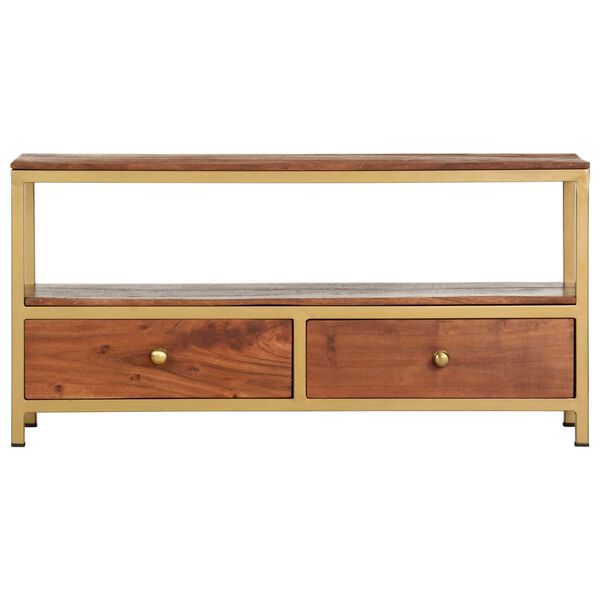 vidaXL Buffet 90x30x45 cm Bois d'acacia massif