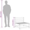 vidaXL Canapé de jardin sans accoudoirs 70x70x67 cm bois de pin massif