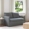 vidaXL Canap&eacute; 120cm Gris fonc&eacute; M&eacute;tал