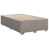 vidaXL Cadre de lit sans matelas taupe 120x200 cm tissu
