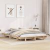 vidaXL Cadre de lit sans matelas 120x200 cm bois de pin massif
