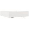 vidaXL Jardini&egrave;re blanc 100x100x26,5 cm bois de pin massif