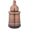vidaXL Douilles de lampe 2 pcs bronze rouge E27
