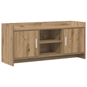 vidaXL Meuble TV 102 x 33 x 47 cm Ch&ecirc;ne artisanal Bois d'ing&eacute;nierie