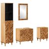 vidaXL Ensemble de Meubles de Salle de Bain 4 pi&egrave;ces