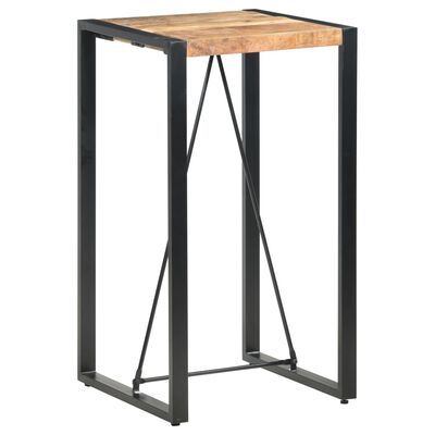 vidaXL Table de bar 60x60x110 cm Bois de manguier massif