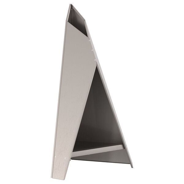 vidaXL Braise Marron 58 x 40 x 100 cm Acier résistant aux intempéries