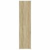 vidaXL Buffet haut ch&ecirc;ne sonoma 45x42,5x185 cm bois d'ing&eacute;nierie