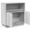 vidaXL Buffet LED Gris Sonoma 71 x 34,5 x 75 cm Bois d'ingénierie